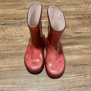 UGG Raana Star Print Rain Boot Sz 10